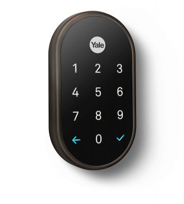 Google, RB-YRD540-WV-0BP, Nest x Yale Lock with Nest Connect, Smart Lock, Oil-Rubbed Bronze